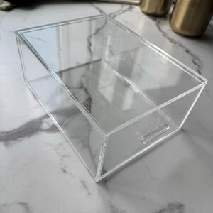 The Container Store White Makeup Organizer